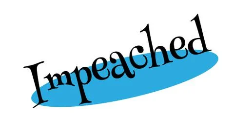 Impeached rubber stamp Stock Illustration