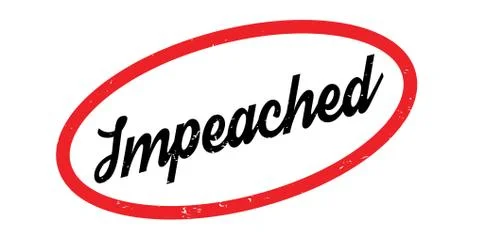 Impeached rubber stamp Stock Illustration