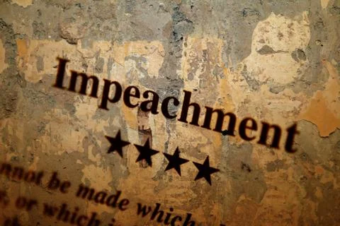 Impeachment Stock Illustration