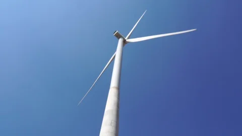 The impeller is the backbone of the most important wind turbine system  Stock Footage 121199271