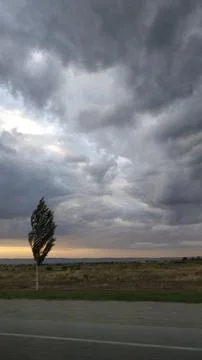 An impending severe storm Stock Photos