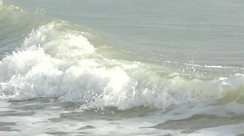 Impending wave. Slow motion. Stock Footage 52980443