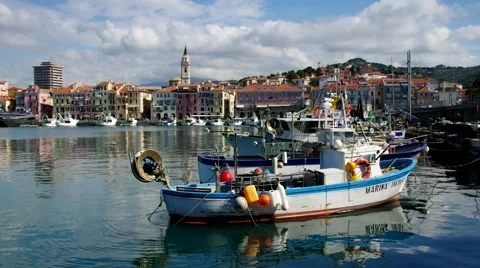 Imperia in Italy Stock Footage 48582215