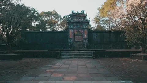 Imperial architecture of Hue Stock Footage 303461081