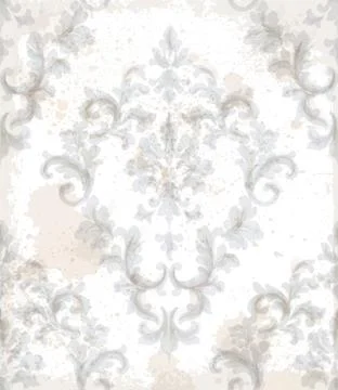 Imperial Baroque pattern background Vector. Ornamented texture luxury design. Stockillustratie