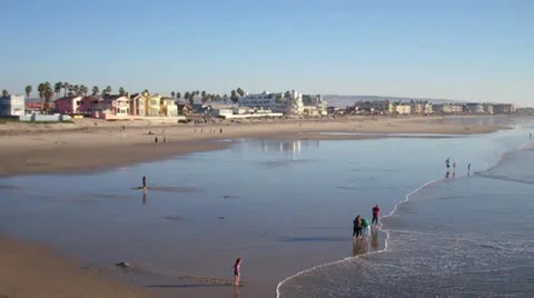 Imperial Beach, CA Coastline Stock Footage 25102140