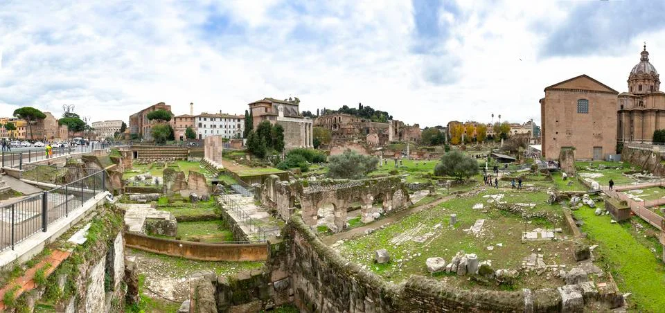 The Imperial Forums of Rome Foto stock