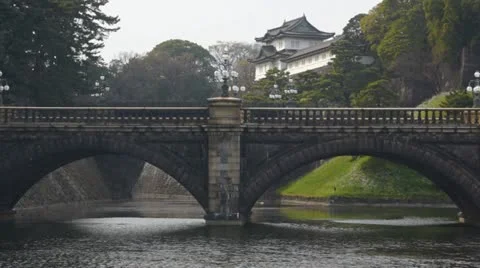 Imperial Palace in Tokyo Stock Footage 22151990
