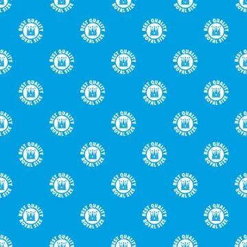 Imperial pattern vector seamless blue Stock Illustration