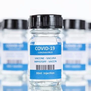 Impfstoff Coronavirus Corona Virus COVID-19 Covid Impfung Vaccine Quadrat ... Stock Photos