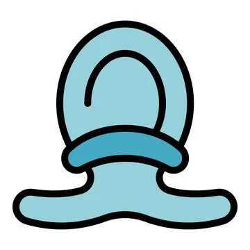 Implant contraception icon vector flat Illustrazione stock