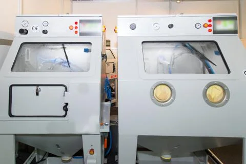 Implant preparing machine for dentist Foto stock