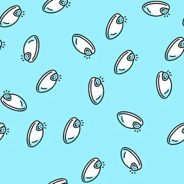 Implant rupture surgery vector seamless pattern Stock Illustration
