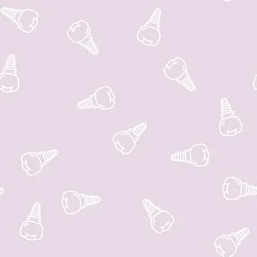 Implant tooth line seamless pattern Illustrazione stock