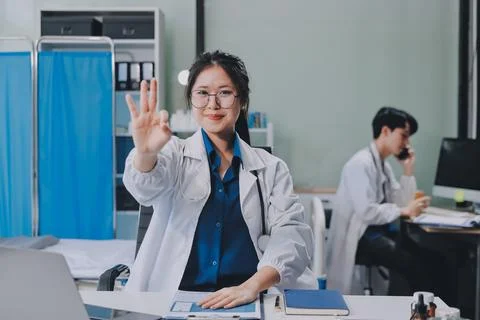 Implement those changes and we can see. Shot of a group of nurses and docto.. Stock Photos