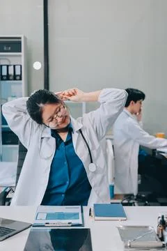 Implement those changes and we can see. Shot of a group of nurses and docto.. Foto stock