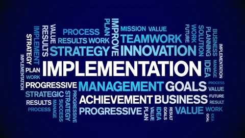 Implementation animated word cloud,animation kinetic typography seamless loop. Stock Footage 170431437