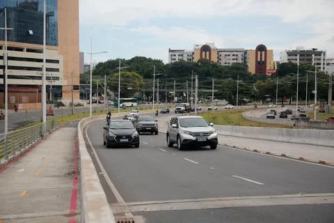 Implementation of the brt system in salvador Stock Photos