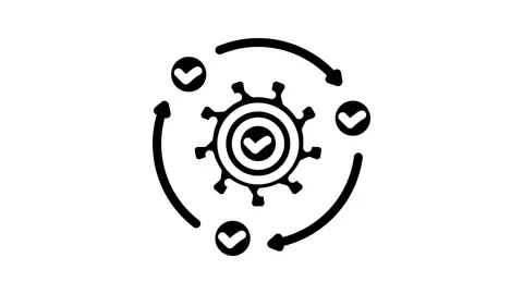 Implementation business process glyph icon animation Stock Footage 326739467
