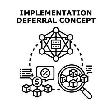 Implementation deferral concept for project tasks and data management 库存插图