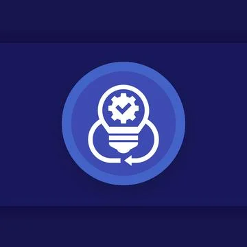 Implementation, execute idea vector icon Stock Illustration