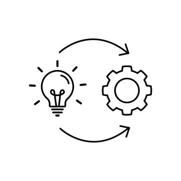 Implementation icon illustration isolated vector sign symbol Stock Illustration