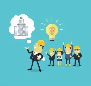 Implementation Ideas Architect Stock Illustration