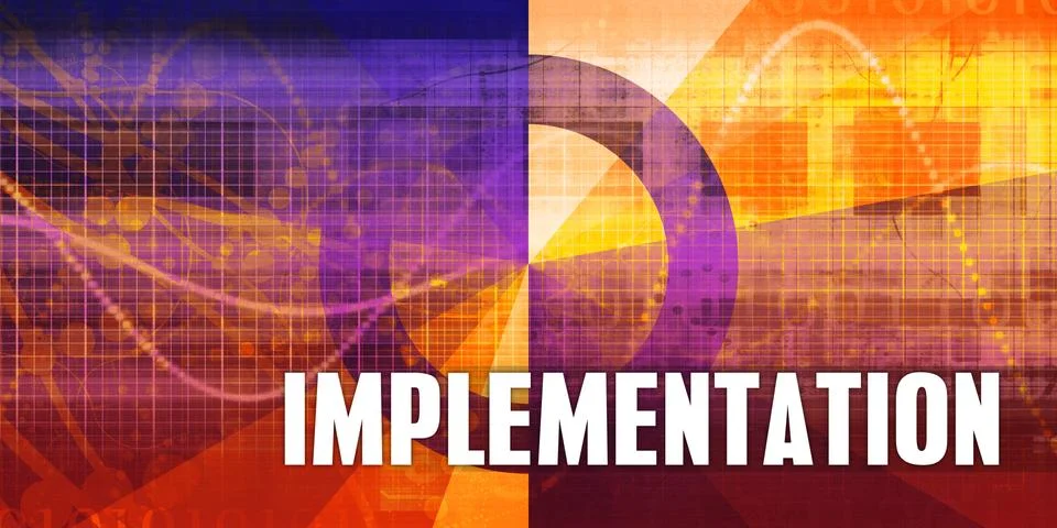 Implementation Illustrazione stock