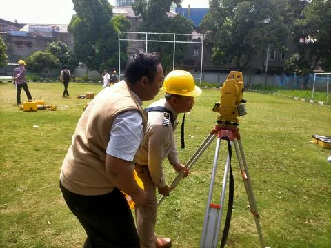 Implementation of measurement training Stock Photos