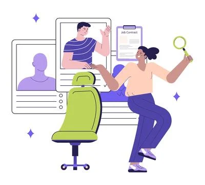 Implementation of sustainable practises in HR work. Human capital Stock Illustration