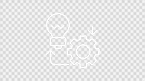 Implementation white line animation Stock Footage 346718951