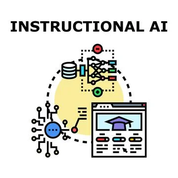 Implementing educational ai for learning and development Stock Illustration
