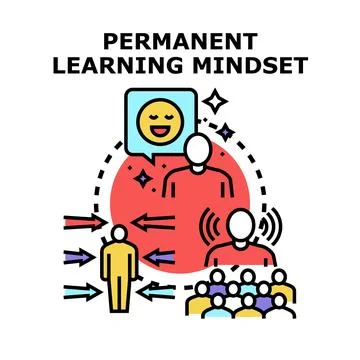 Implementing permanent learning mindset for continuous development イラスト素材