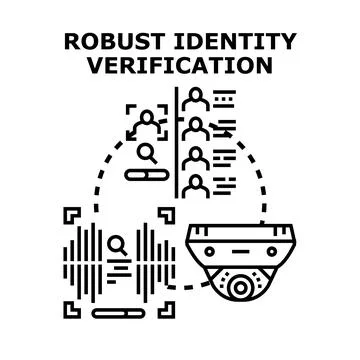 Implementing robust digital identity verification for secure access Stock Illustration