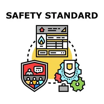 Implementing safety standards and control regulations Stock Illustration