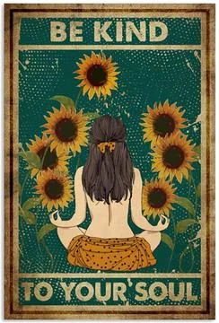 Implied in the sense of being kind to your soul Illustrazione stock