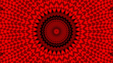 Imploding Collapsing Implosion Rings Dark Lines Red Stock Footage 143907626