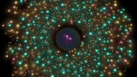 Imploding Particles Bubbles Movings Motions Backgrounds Stock Footage 275459702