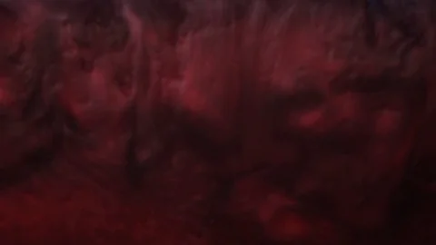 Implosion of a big red flood wave Stock Footage 75816040