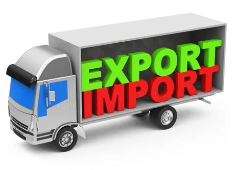Import and export Stock Illustration