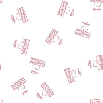 Import car glyph seamless pattern 스톡 일러스트