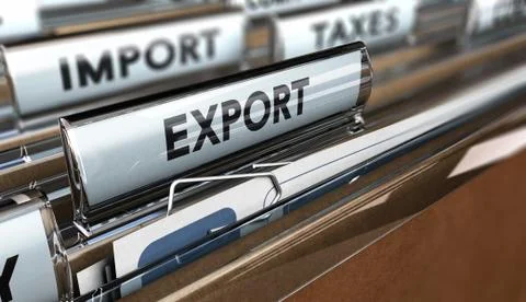 Import Export Company Stock Illustration