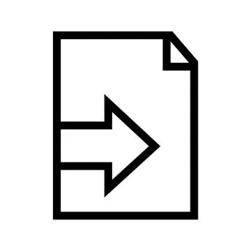 Import File Icon Stock Illustration