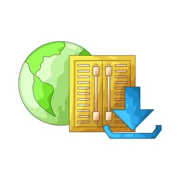 Import illustration Stock Illustration