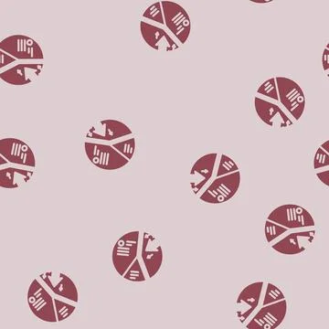 Import oil industry glyph vector seamless pattern Stock Illustration