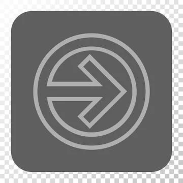 Import Rounded Square Button 스톡 일러스트