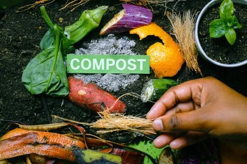 Importance of composting Stock Photos