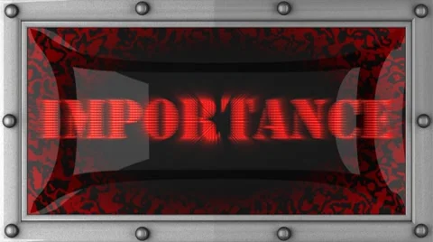 Importance on led Stock Footage