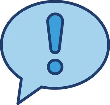 Important Alert, Warning Message, Notice Info Stock Illustration