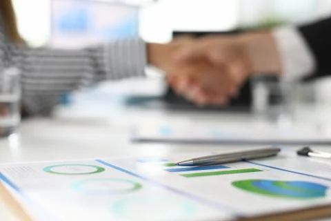 Important business documents Stock Photos